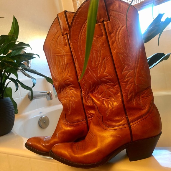 Justin Boots Style 7 4578 RN 7 4579 size 4 1/2C Youth Cowgirl Boots 4.5 - Picture 5 of 12